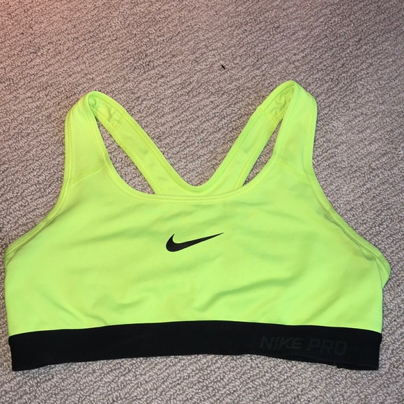 Nike Other - Neon Yellow Nike sports Bra